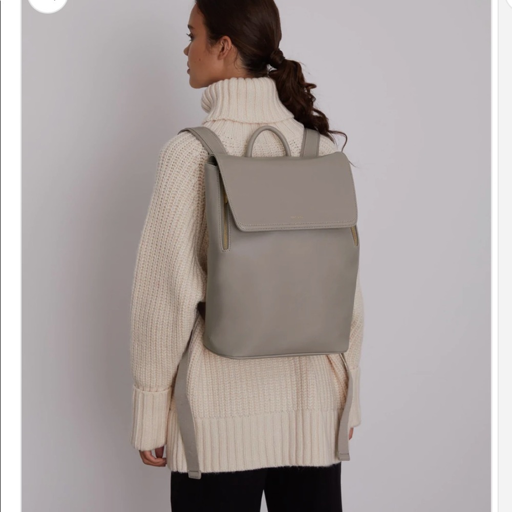 Fabi Vintage Vegan Backpack- Chili Cllour - Picture 6 of 6